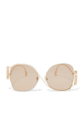 Sapphire Asymmetric Sunglasses